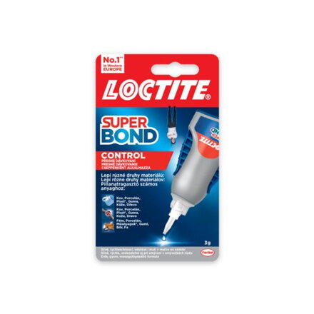 Sekundové lepidlo Loctite Super Bond Control 3 g