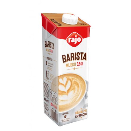 Trvanlivé mlieko plnotučné Barista 1 ℓ